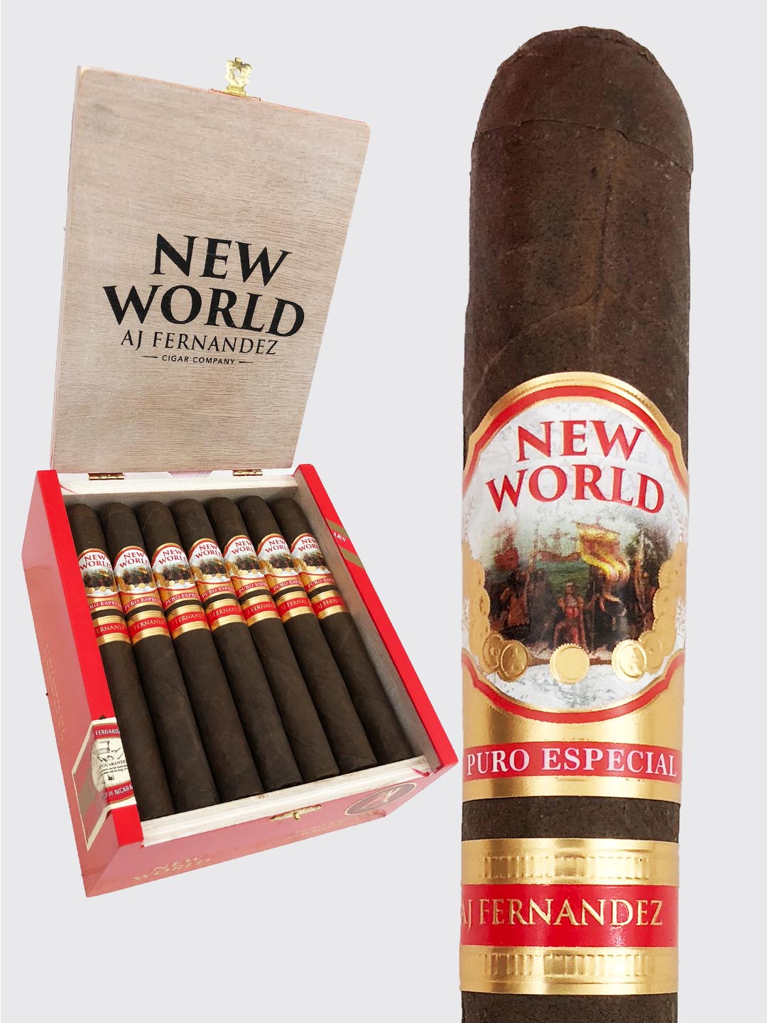 AJ Fernandez New World Puro Especial Robusto (5x52) Cigars Daily