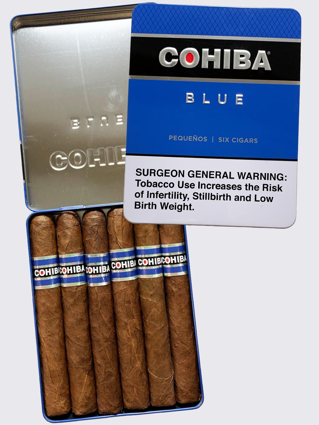 Cohiba Blue Pequenos Tin Of 6 Cigars Daily