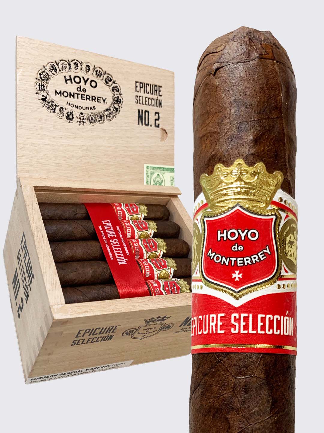 Hoyo Epicure Seleccion No. 2 (47/8x50) Cigars Daily